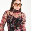 Büzgülü Mini Elbise-Pembe