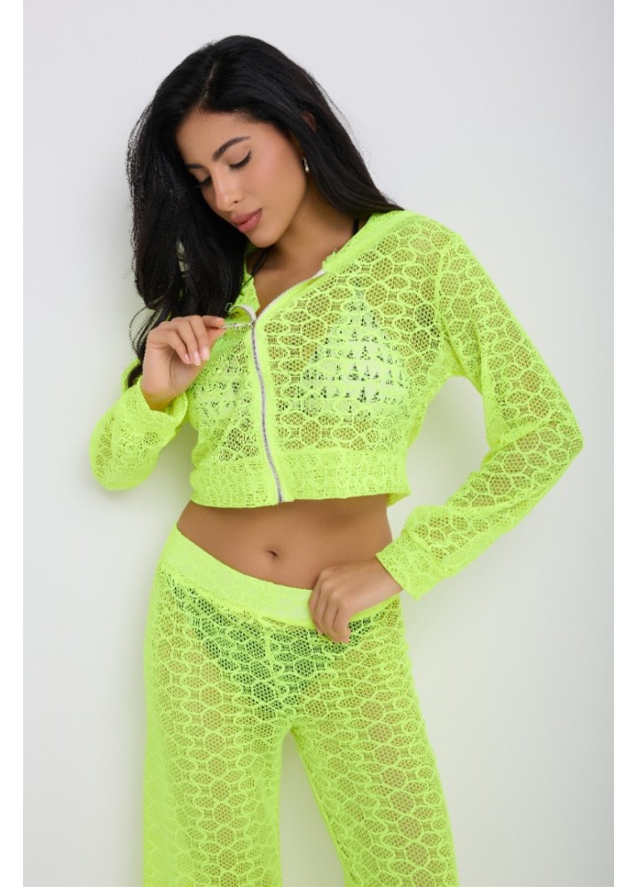 Tek Alt Giyim Pantolon-Neon Yeşil Renk Tek Alt Giyim Pantolon-Neon Yeşil Renk